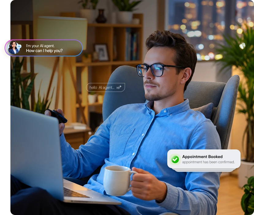 VoiceStride AI Agent in action
